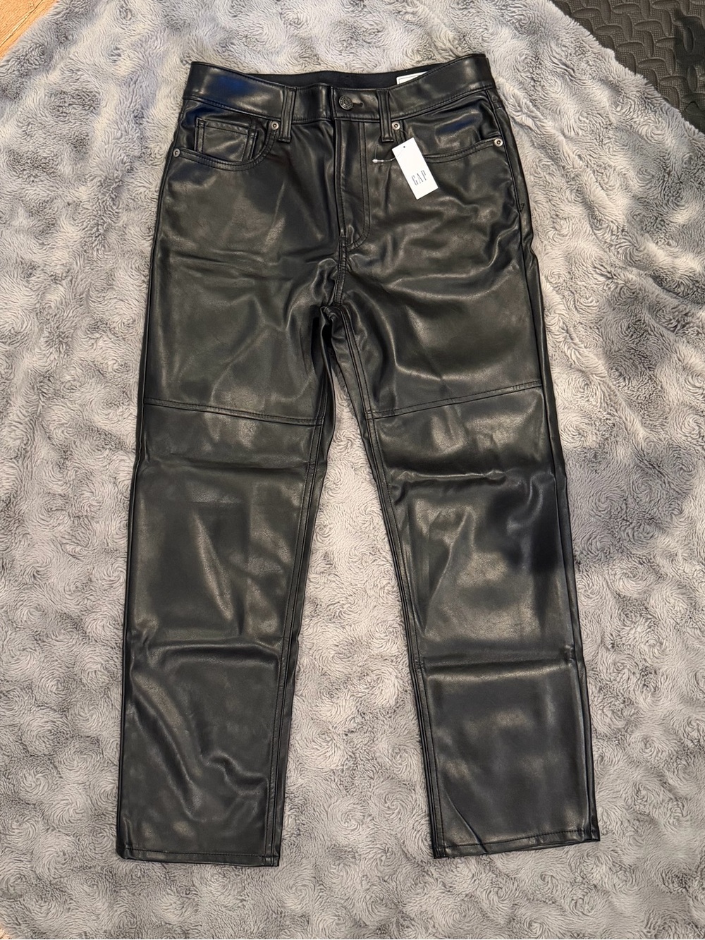 GAP Black Faux Leather Men’s Jeans